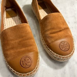 TORY BURCH ☆ Espadrille Flats ☆ PREMIUM Suede ☆ Womens 6.5